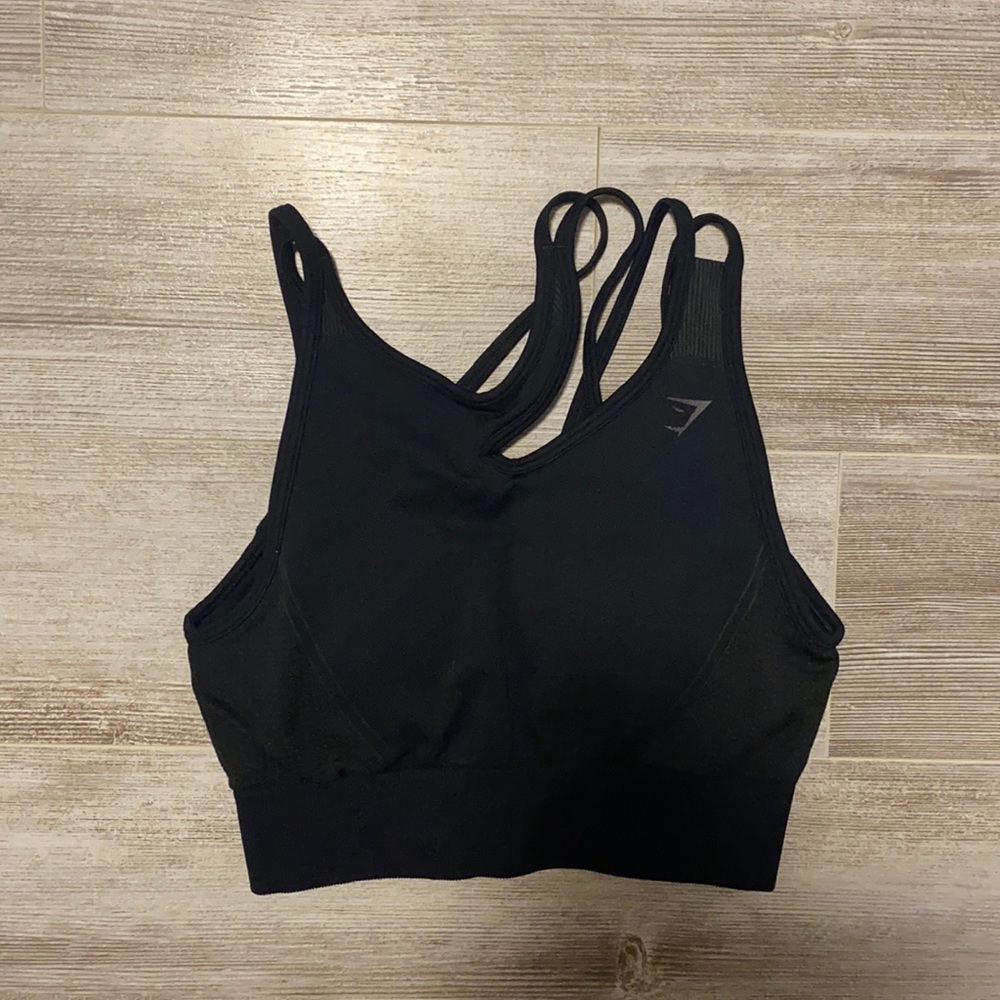 Gymshark Black ULTRA SEAMLESS SPORTS BRA